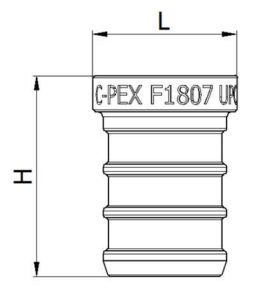 North American Astm F1807 Pex Plug c