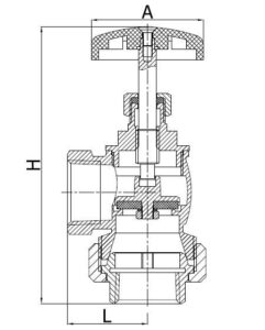 North American Steam Angle Radiator Valve 02 c