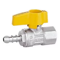 Gas ball valves from plumbing supply