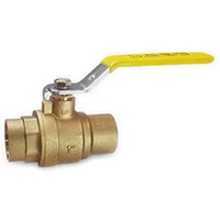Ball valves from plumbing supply